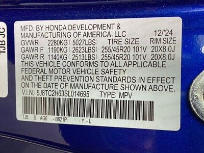 2025 Acura RDX SH-AWD w/A-Spec Package