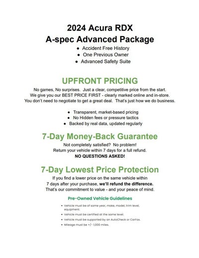 2024 Acura RDX SH-AWD w/A-Spec Advance Package
