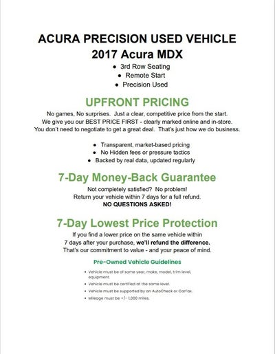 2017 Acura MDX SH-AWD