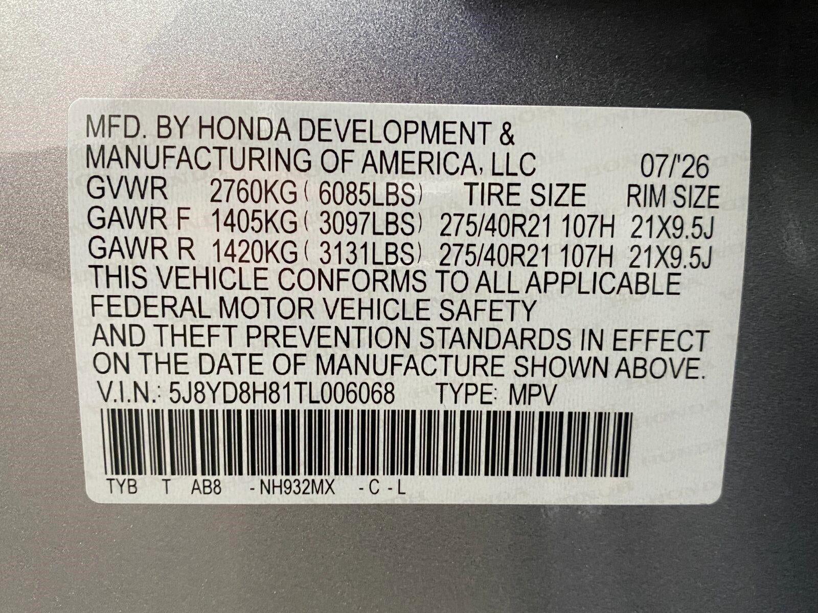 2026 Acura MDX Type S SH-AWD w/Advance Package