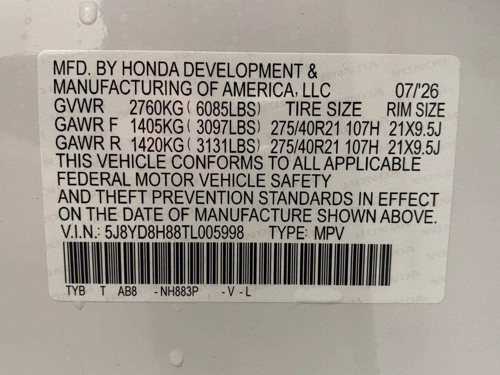 2026 Acura MDX Type S SH-AWD w/Advance Package