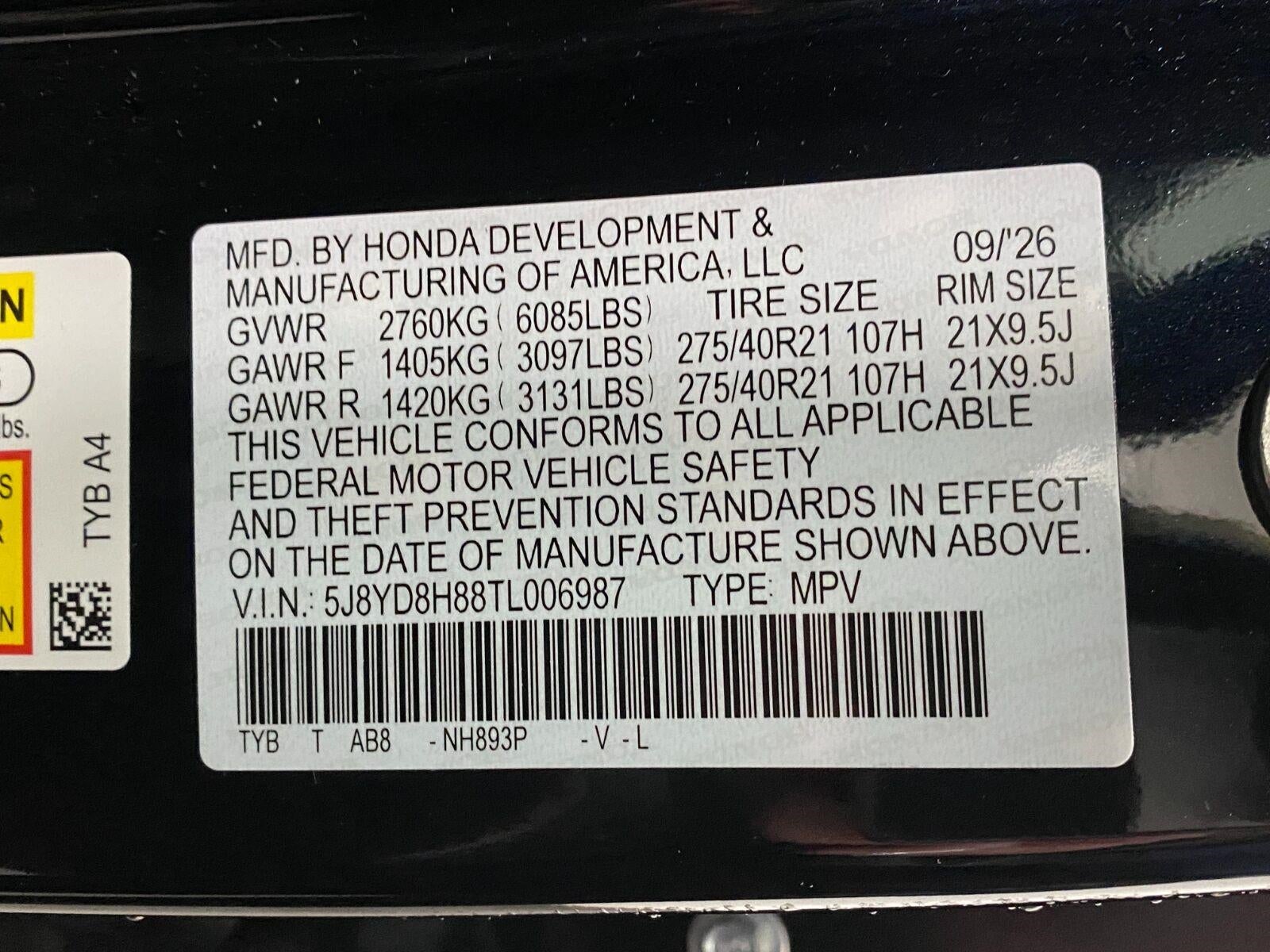 2026 Acura MDX Type S SH-AWD w/Advance Package