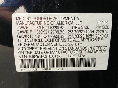 2026 Acura MDX SH-AWD w/A-Spec Package