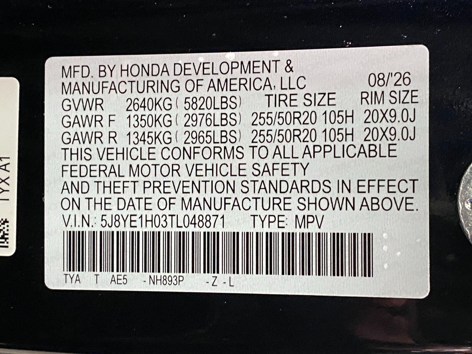 2026 Acura MDX SH-AWD w/A-Spec Package