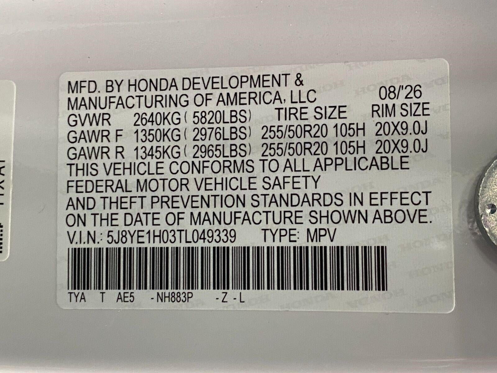 2026 Acura MDX SH-AWD w/A-Spec Package