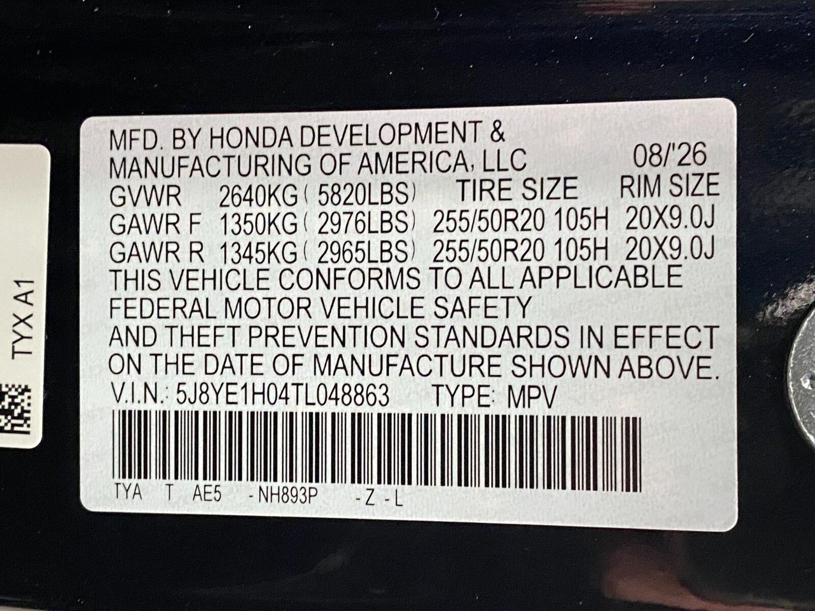 2026 Acura MDX SH-AWD w/A-Spec Package