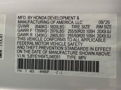 2026 Acura MDX SH-AWD w/A-Spec Package