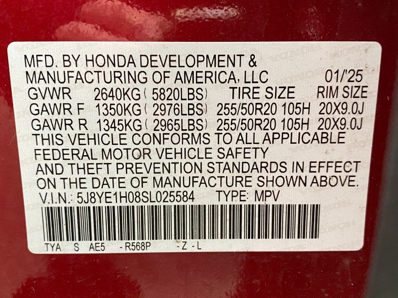 2025 Acura MDX SH-AWD w/A-Spec Package