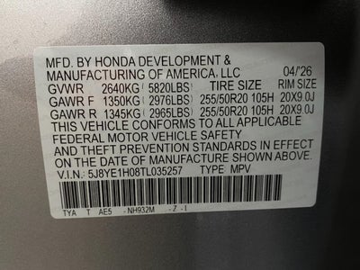 2026 Acura MDX SH-AWD w/A-Spec Package