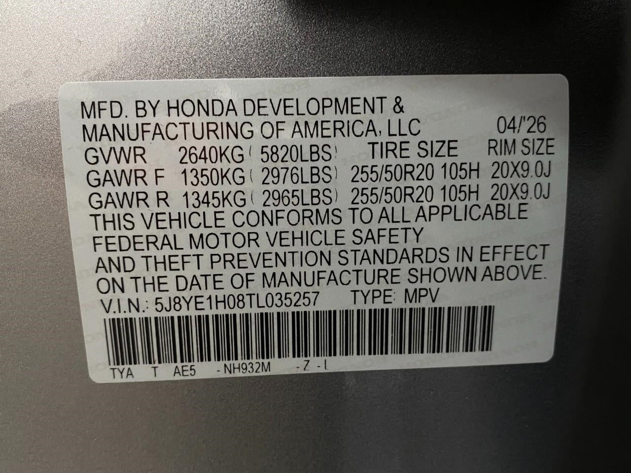 2026 Acura MDX SH-AWD w/A-Spec Package