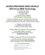 2023 Acura MDX SH-AWD w/Technology Package