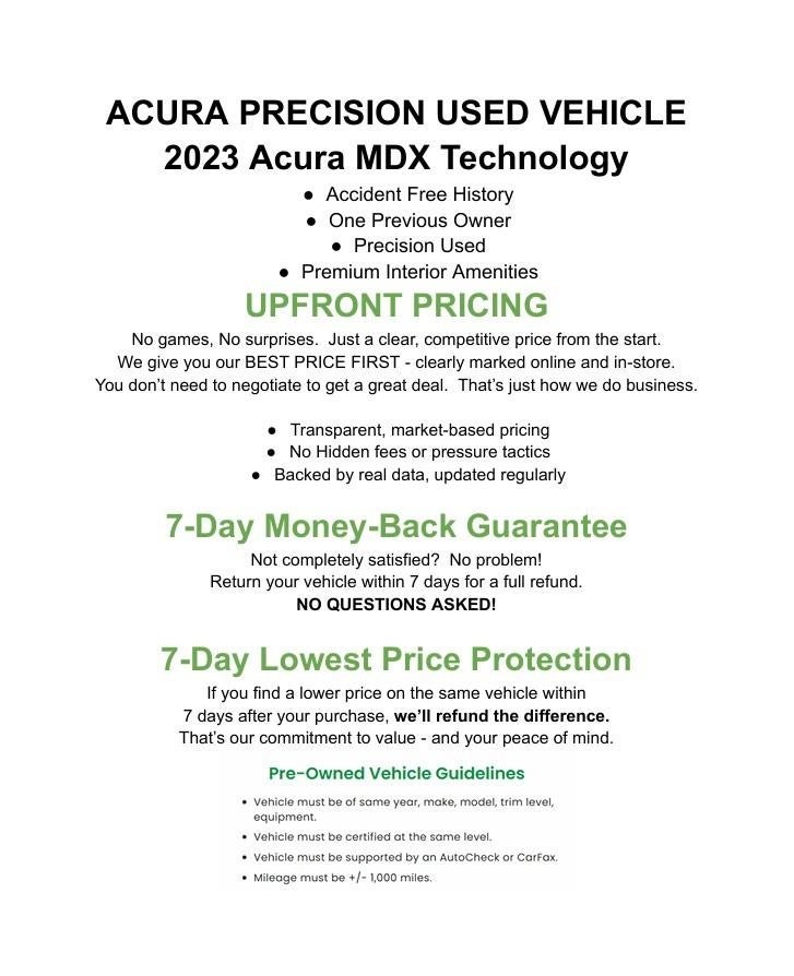 2023 Acura MDX SH-AWD w/Technology Package