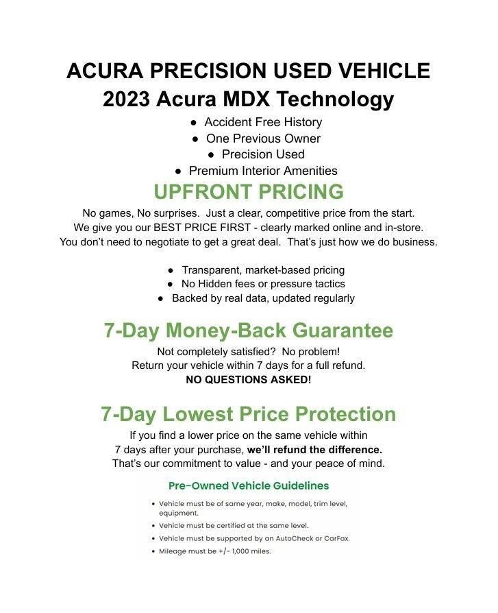 2023 Acura MDX SH-AWD w/Technology Package