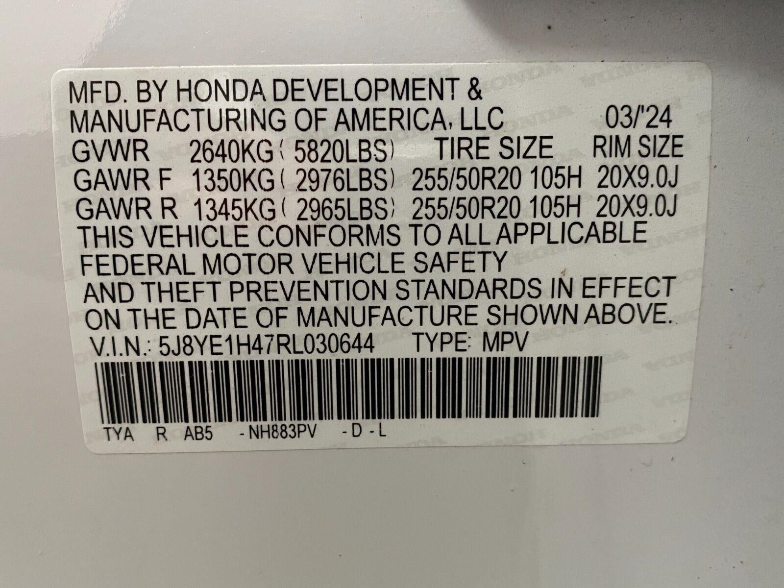 2024 Acura MDX SH-AWD w/Technology Package