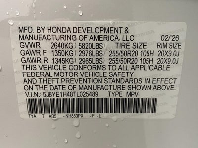 2026 Acura MDX SH-AWD w/Technology Package