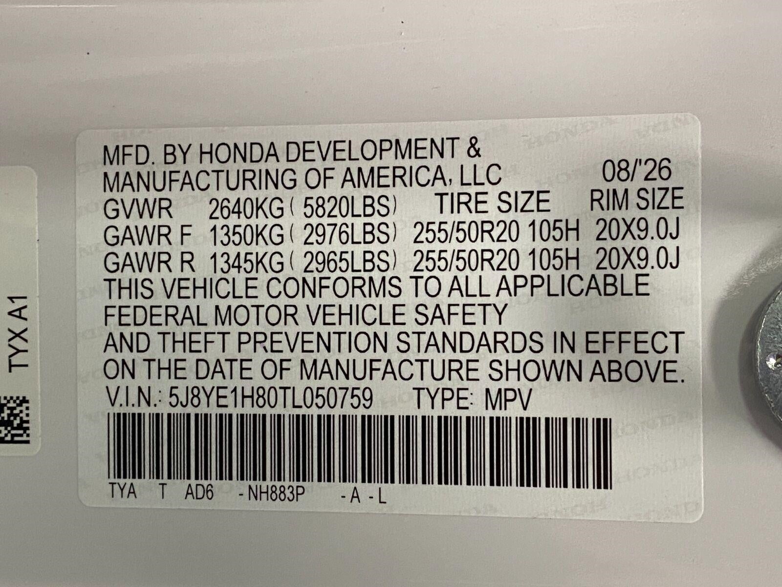 2026 Acura MDX SH-AWD w/Advance Package