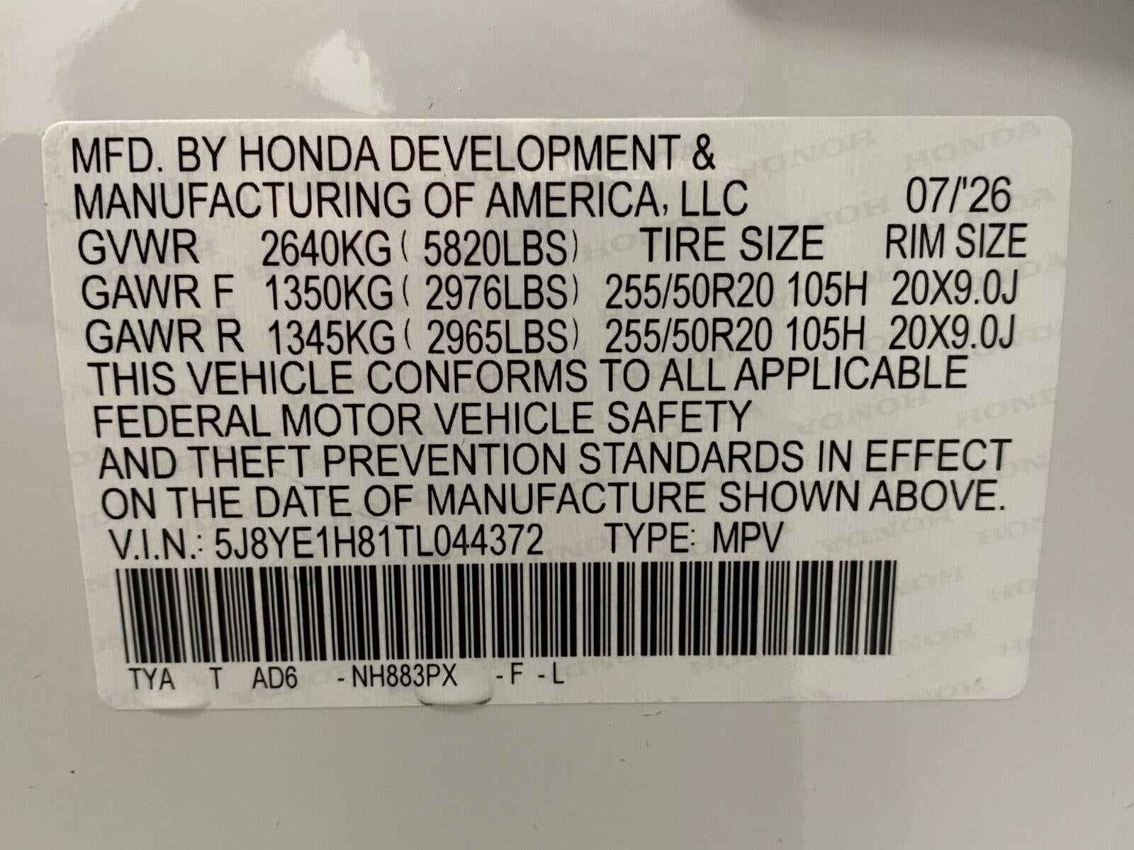 2026 Acura MDX SH-AWD w/Advance Package