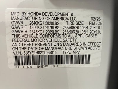 2026 Acura MDX SH-AWD w/Advance Package