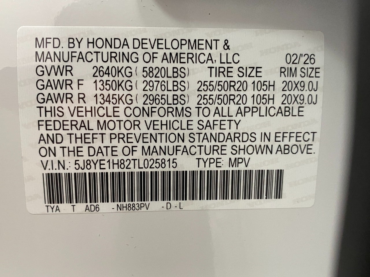 2026 Acura MDX SH-AWD w/Advance Package