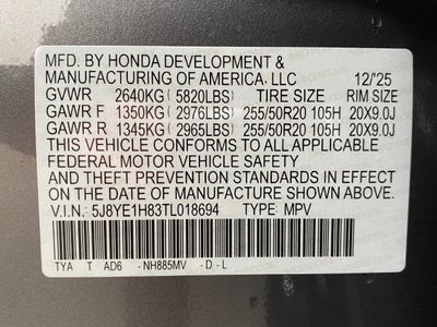 2026 Acura MDX SH-AWD w/Advance Package