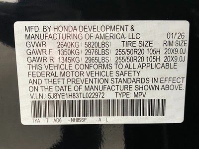 2026 Acura MDX SH-AWD w/Advance Package