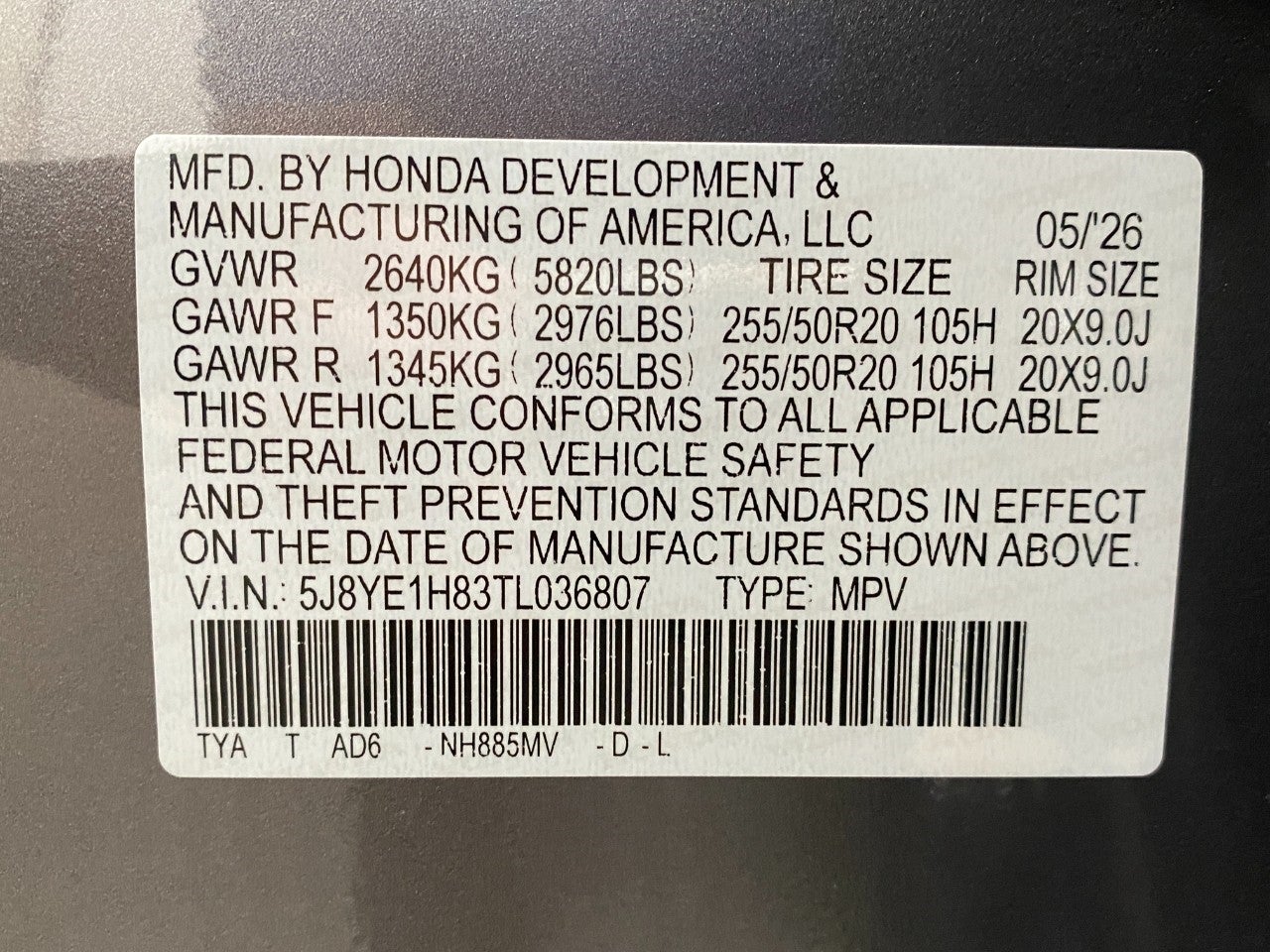 2026 Acura MDX SH-AWD w/Advance Package