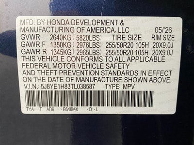 2026 Acura MDX SH-AWD w/Advance Package