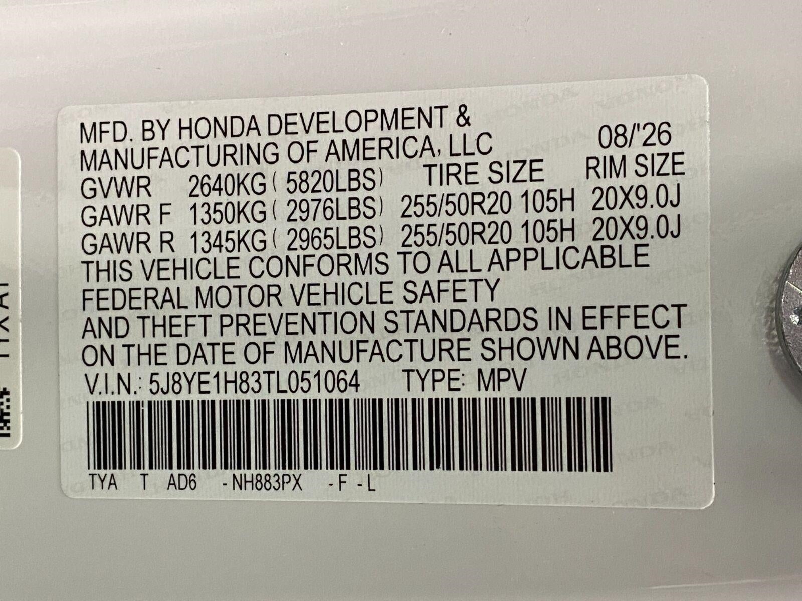 2026 Acura MDX SH-AWD w/Advance Package