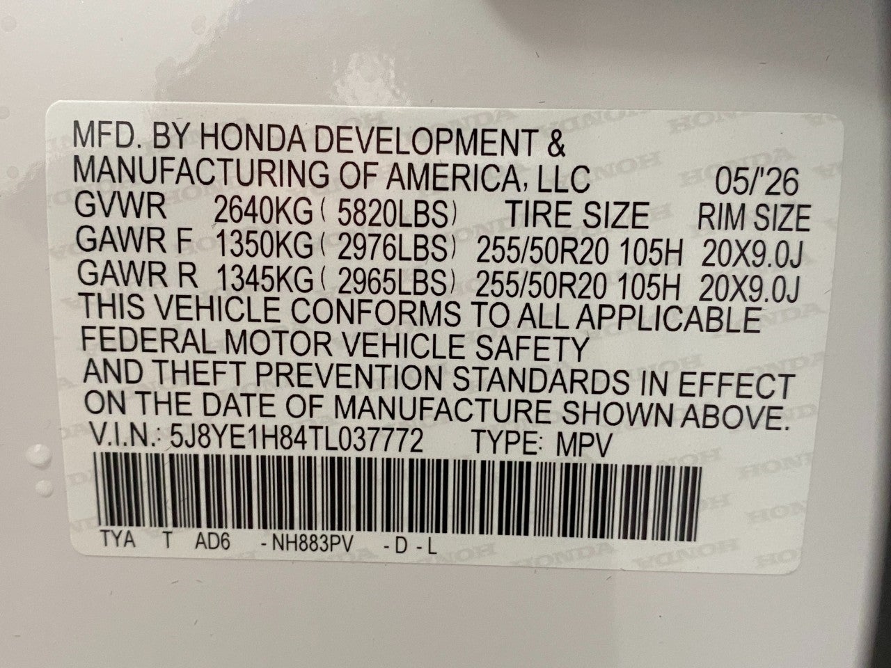 2026 Acura MDX SH-AWD w/Advance Package