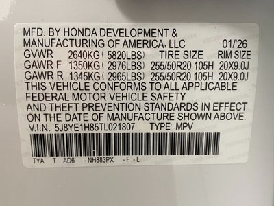 2026 Acura MDX SH-AWD w/Advance Package