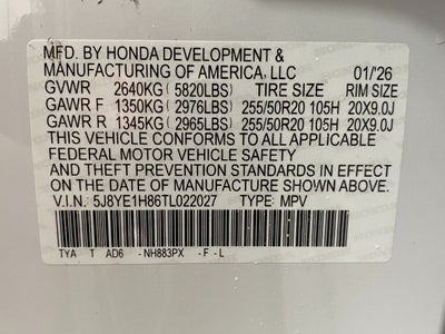 2026 Acura MDX SH-AWD w/Advance Package
