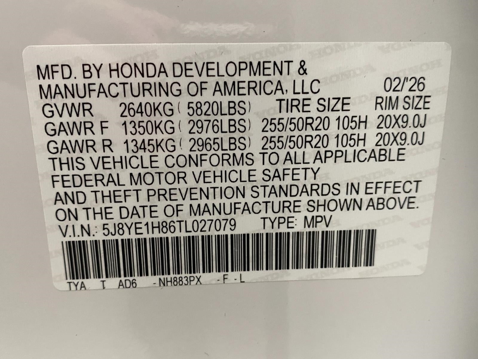 2026 Acura MDX SH-AWD w/Advance Package