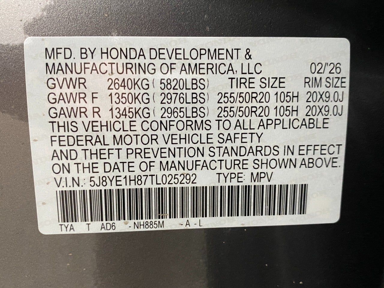 2026 Acura MDX SH-AWD w/Advance Package