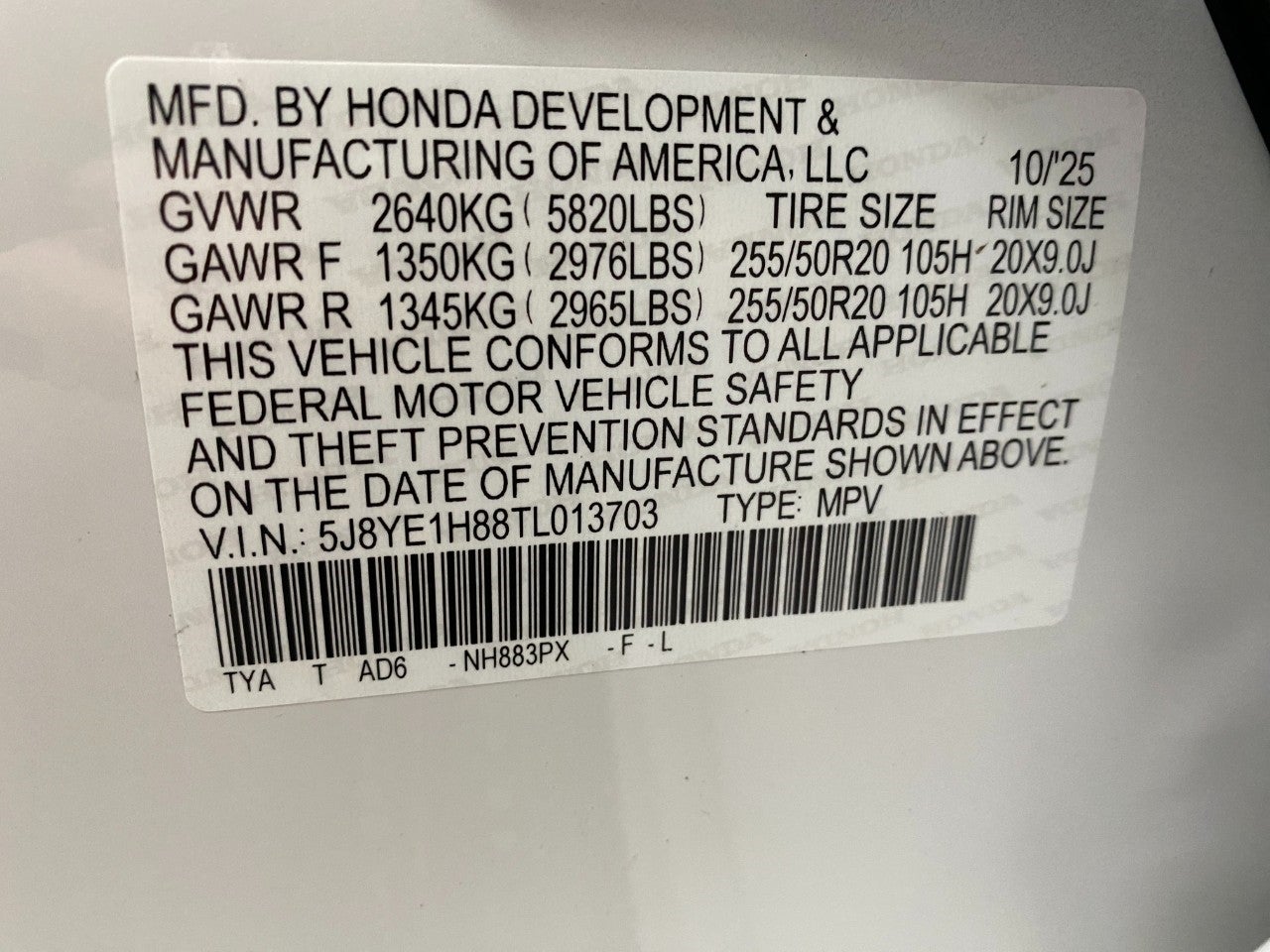 2026 Acura MDX SH-AWD w/Advance Package