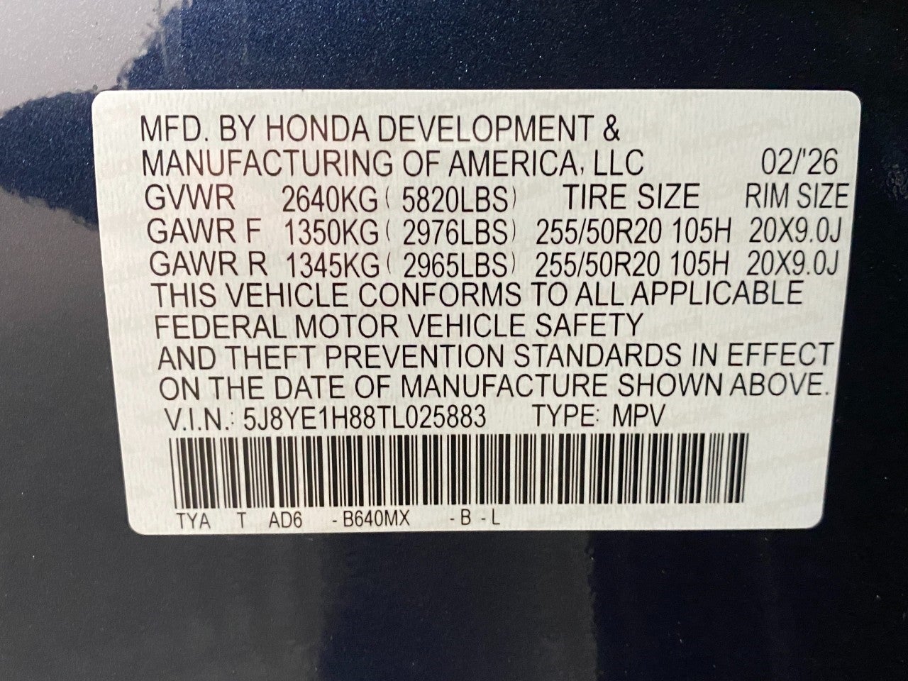 2026 Acura MDX SH-AWD w/Advance Package