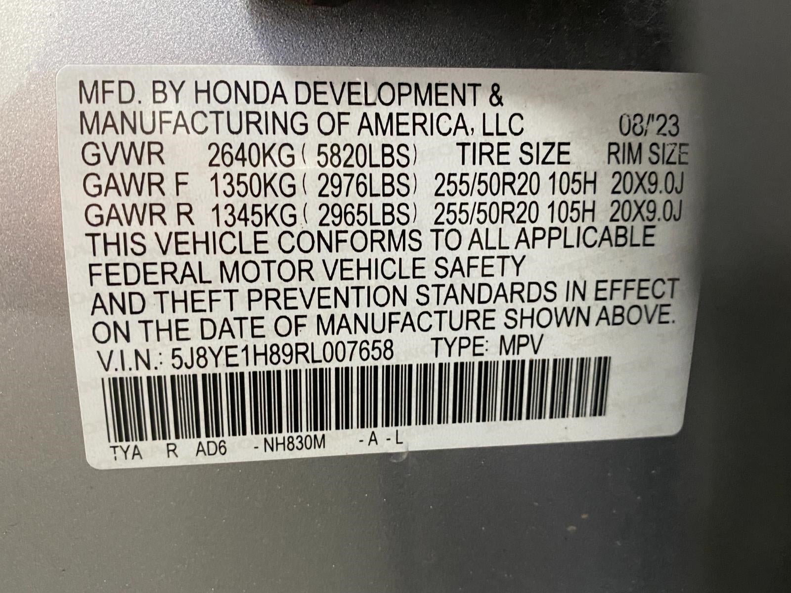 2024 Acura MDX SH-AWD w/Advance Package