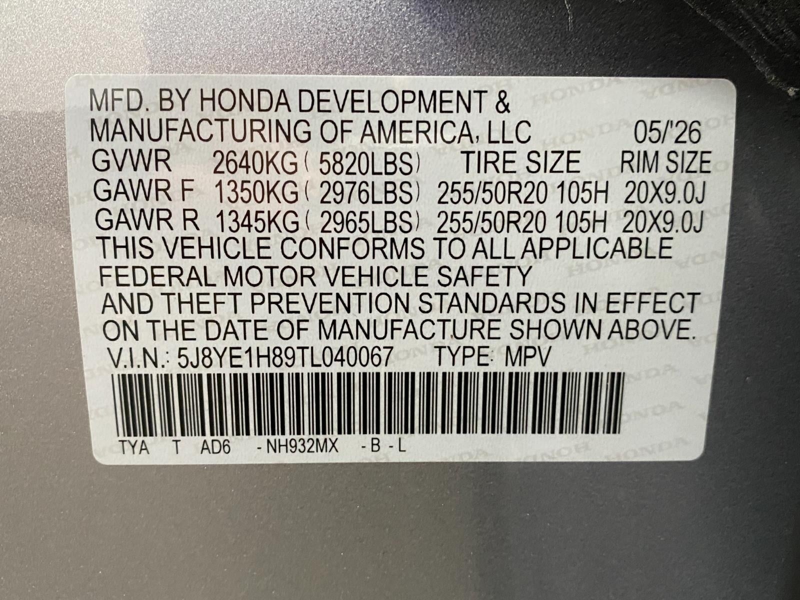 2026 Acura MDX SH-AWD w/Advance Package