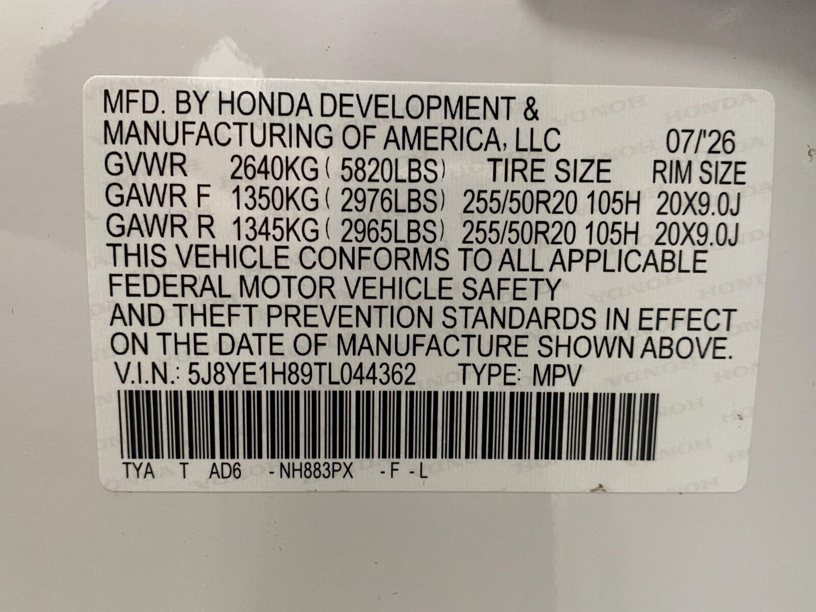 2026 Acura MDX SH-AWD w/Advance Package