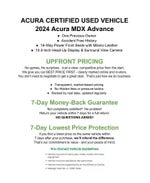 2024 Acura MDX SH-AWD w/Advance Package