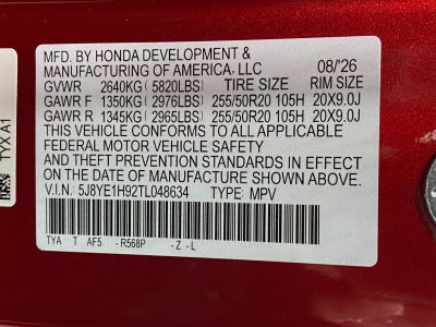 2026 Acura MDX SH-AWD w/A-Spec Advance Package