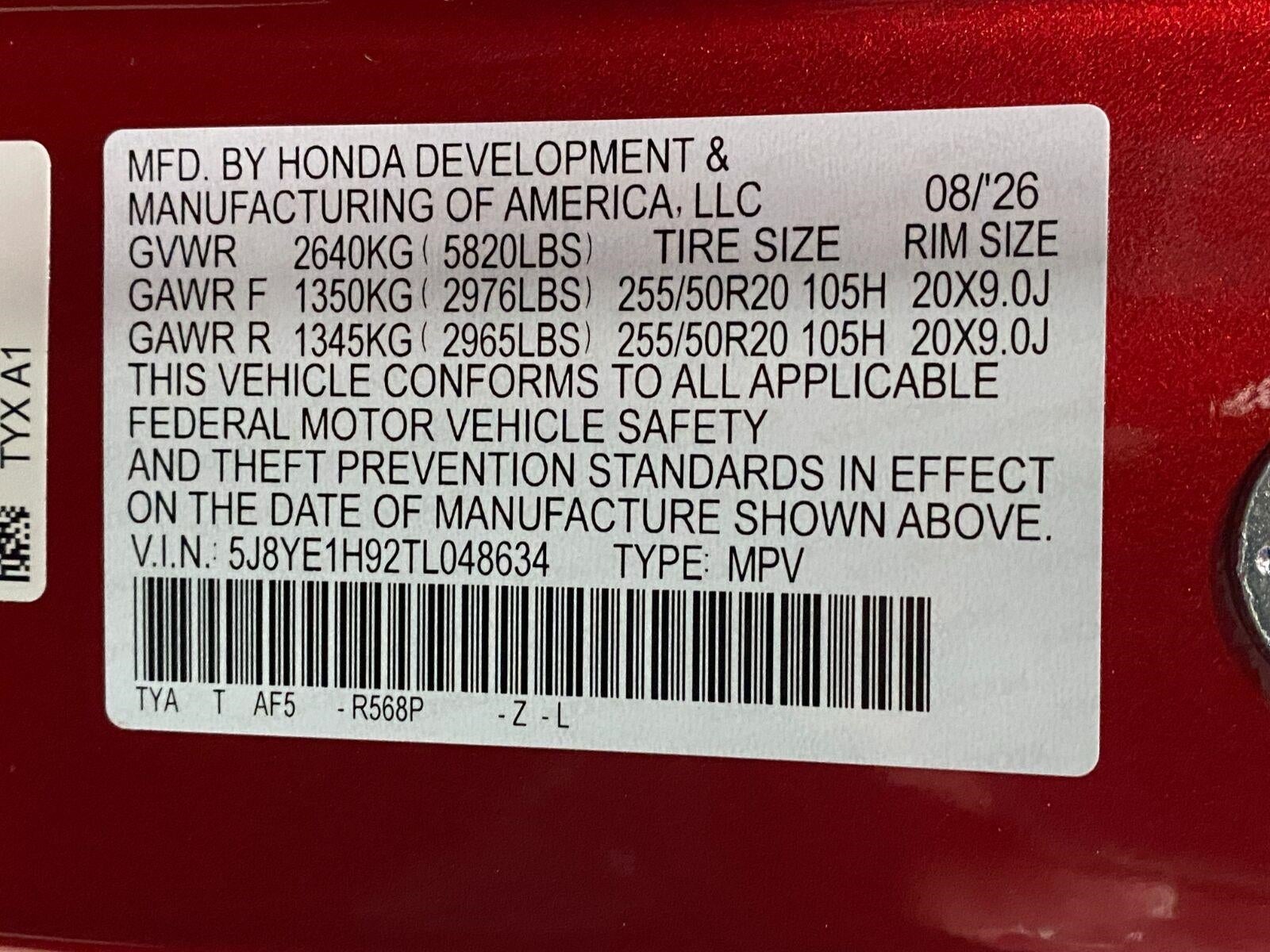 2026 Acura MDX SH-AWD w/A-Spec Advance Package