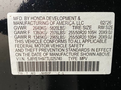 2026 Acura MDX SH-AWD w/A-Spec Advance Package