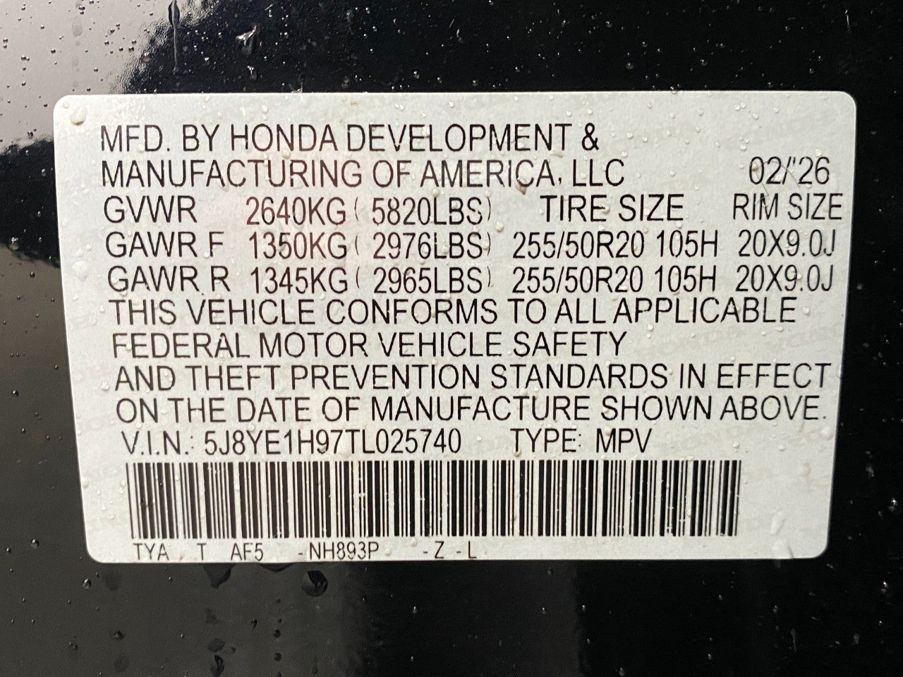 2026 Acura MDX SH-AWD w/A-Spec Advance Package