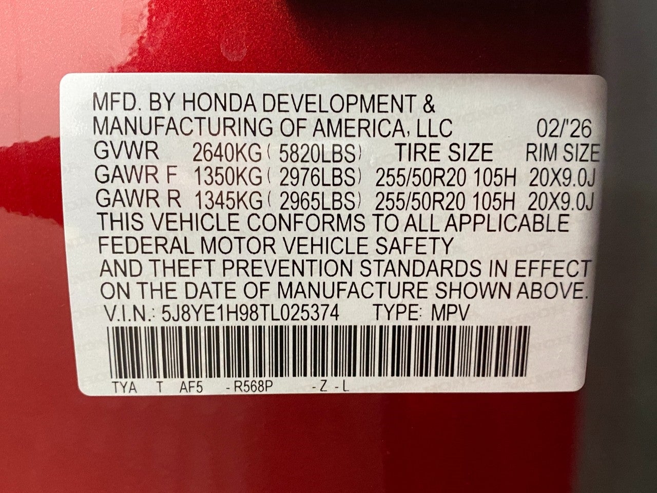 2026 Acura MDX SH-AWD w/A-Spec Advance Package