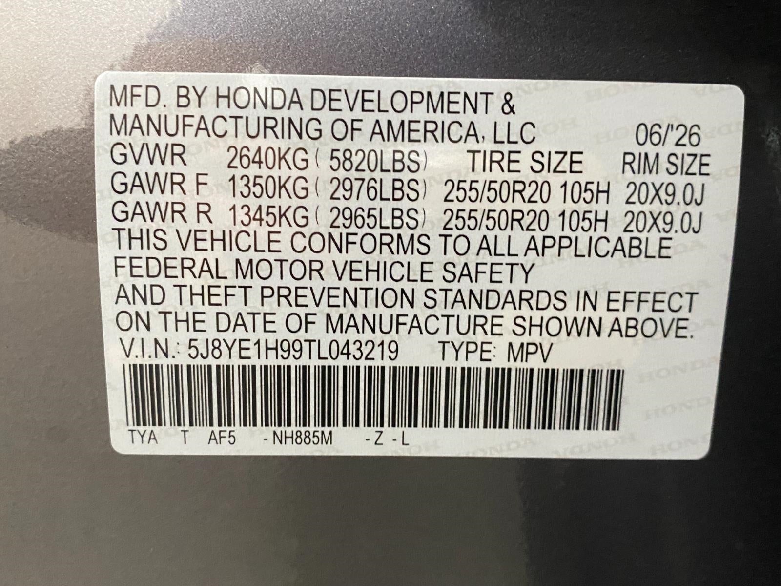 2026 Acura MDX SH-AWD w/A-Spec Advance Package