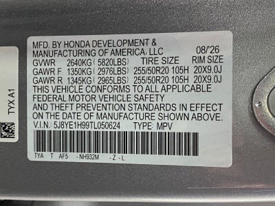 2026 Acura MDX SH-AWD w/A-Spec Advance Package