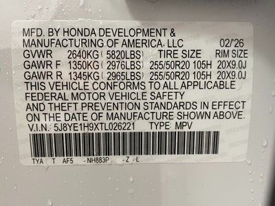 2026 Acura MDX SH-AWD w/A-Spec Advance Package