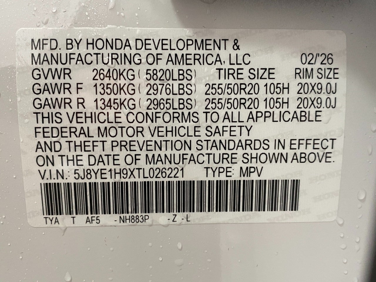 2026 Acura MDX SH-AWD w/A-Spec Advance Package