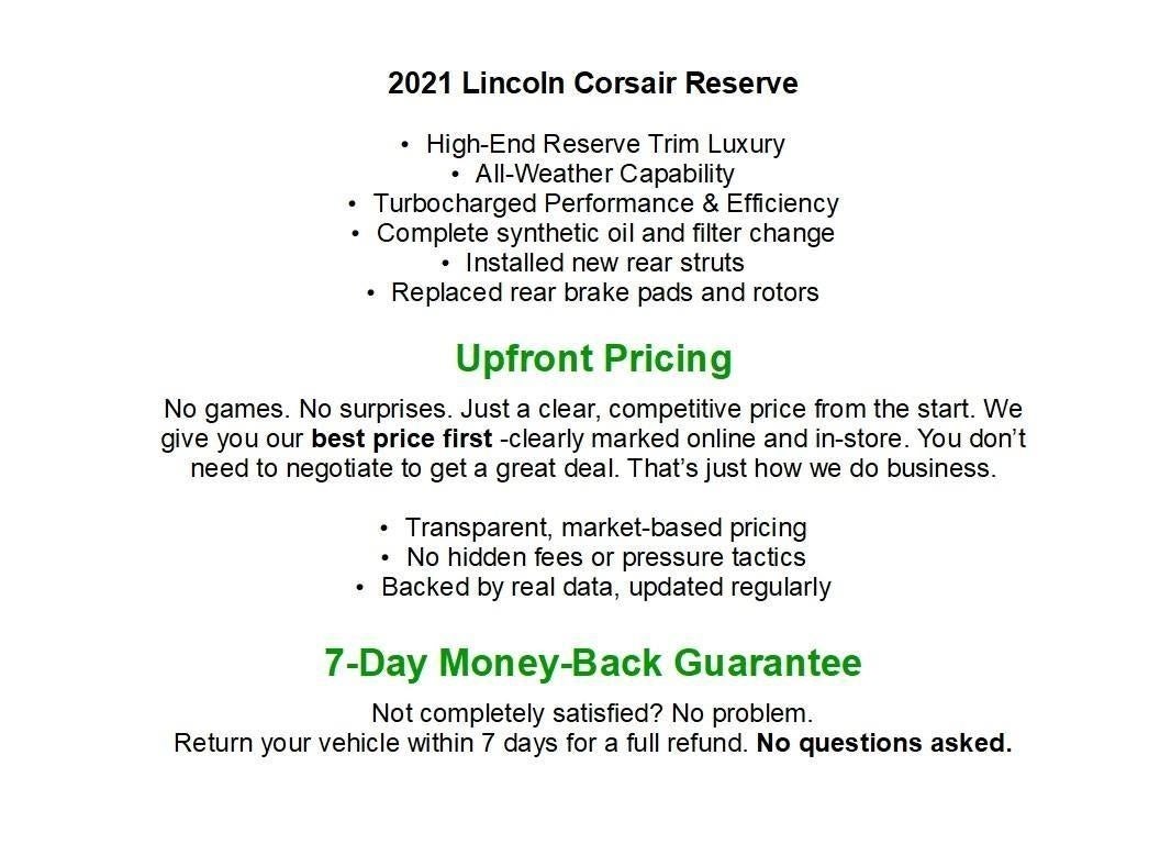 2021 Lincoln Corsair Reserve AWD