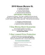 2018 Nissan Murano AWD SL